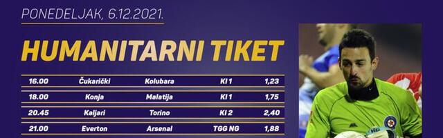 Humanitarni tiket u podne: Vladimir Bajić tipuje za Svice u mraku