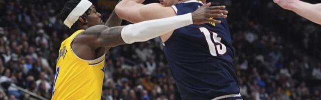 JOKIĆ DOMINIRAO ZA DENVER: Dončić i Džejms gledali kako Srbin pobedđuje Lejkersa (VIDEO)