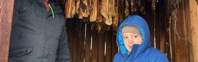 Mirko sa Kablara ima "štek" na kom bi mu pozavideli mnogi: Sa sinovima suši meso na tradicionalan način