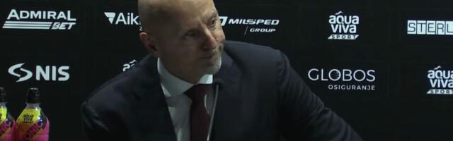 Saša Obradović zbrzao posle Partizana: "Nemam komentar, čestitam im, pred nama je najvažniji meč u sezoni"
