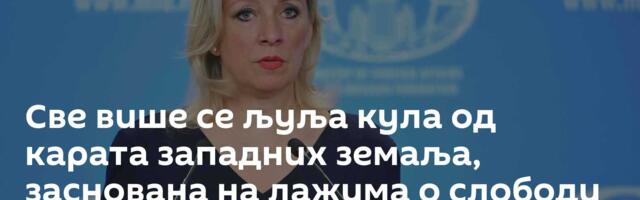 Све више се љуља кула од карата западних земаља, заснована на лажима о слободи штампе