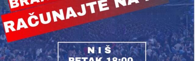 Protest “Računajte na nas, branićemo svaki glas” 22. decembra u 18h ispred Skupštine Grada Niša