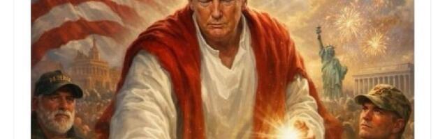 Tramp objavio fotku sebe kao Isusa Hrista, pa je obrisao! "Mislio sam da ličim na lekara"