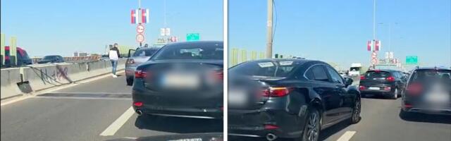 Sudar na Gazeli! Stvara se zastoj, vozači izašli, srča na sve strane