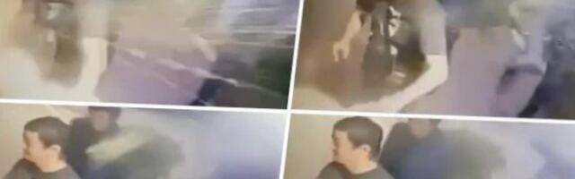 UZNEMIRUJUĆI SNIMAK! Užas ispred kladionice na Vidikovcu, razbio čoveku glavu kamenom!