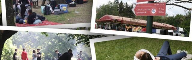 POGLEDAJTE ATMOSFERA NA KOSMAJU I KOŠUTNJAKU! Dok muškarci kuvaju u kotliću i spremaju roštilj, žene uživaju (VIDEO)