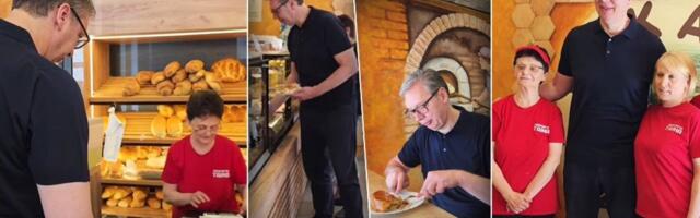 Vučić otišao na burek, pa otkrio šta ga muči: "Teško mi je pala jedna misao"