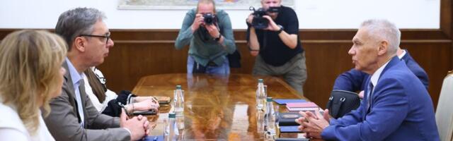 VUČIĆ SE SASTAO SA BOCAN-HARČENKOM: U toku razgovor predsednika Srbije i ambasadora Ruske Federacije (FOTO)