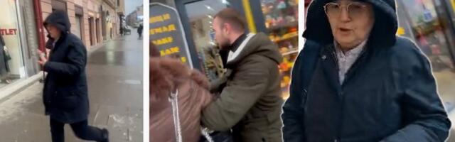 DOLOVAC GLUMI NEDODIRLJIVU! Njeno obezbeđenje nasrnulo na novinarke Andreu Veskov i Vesnu Veizović (VIDEO)