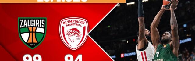 Evroliga kolo 29. | Žalgiris – Olimpijakos 99:94