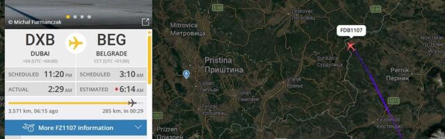 Prvi avion iz Dubajia ušao u Srbiju: Uskoro sleće na beogradski aerodrom