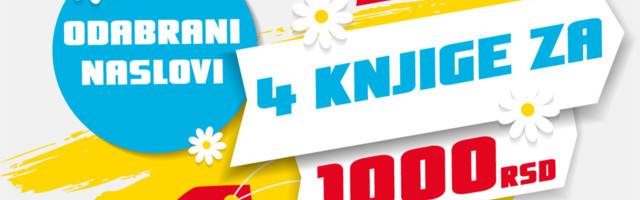 Nova akcija Vulkan izdavaštva – 4 knjige za 1000 dinara