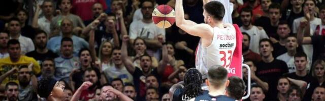 KOŠARKAŠI PARTIZANA PROVOCIRALI PETRUŠEVA NAKON UTAKMICE: Naneli DOBACIVAO, Ledej oponašao SIRENU... (VIDEO)