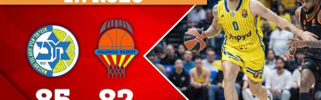 Makabi Tel Aviv - Valensija 85:82 | 15. KOLO 2025-26