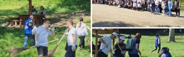 MLADE SNAGE SNS ZASUKALE RUKAVE! Velika akcija čišćenja Košutnjaka – poslata jaka poruka građanima