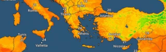 SRBIJU PRŽI SUNCE! Ovaj grad TOPLIJI od Tunisa, RHMZ upalio alarm za Beograd: Temperatura rastu iz sata u sat (MAPA)