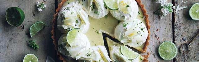 Pita od limete sa kokosom i belom čokoladom