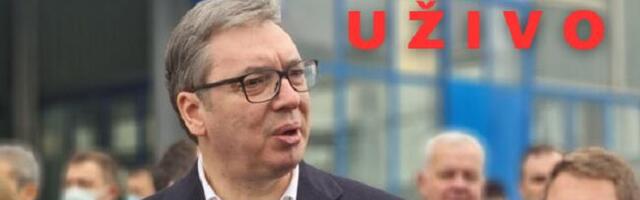PRATITE  UŽIVO- Predsednik Srbije obilazi radove na rekonstrukciji puta Studenica - Rudno