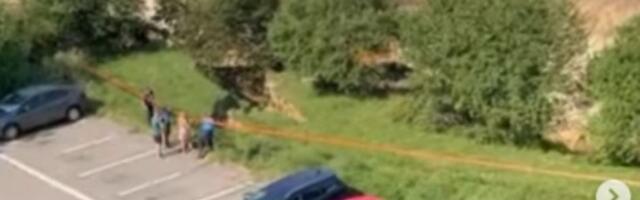 Odron na Voždovcu: Krater se otvorio blizu gradilišta (VIDEO)