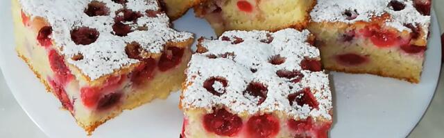 VIDEO: Mnogima omiljeni - žuti kolač sa višnjama