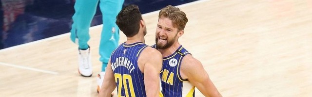 Počeo NBA plej-in: Indijana obrisala patos Šarlotom, 21 skok mostruoznog Sabonisa, dabl-dabl za Bitadzea (VIDEO)