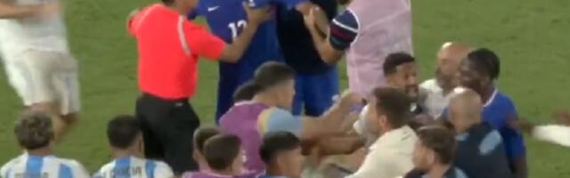 Masovna tuča fudbalera na OI (VIDEO)