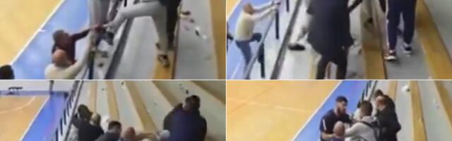 Haos se nastavio i posle meča: Kalinić uleteo na tribine i napao navijača Zlatibora! Sa njim bili Izundu i Davidovac /VIDEO/