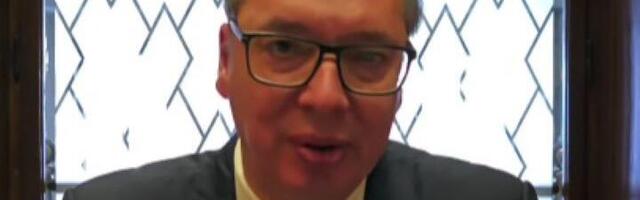 Javio se Vučić i komentarisao tuču u Skupštini (VIDEO)