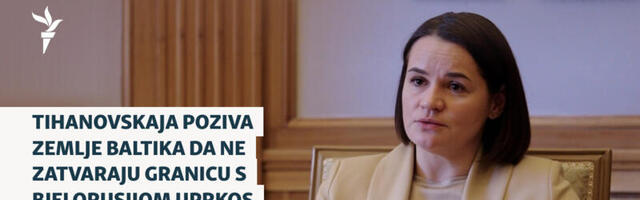 Tihanovskaja poziva zemlje Baltika da ne zatvaraju granicu s Bjelorusijom uprkos rastućem pritisku migranata