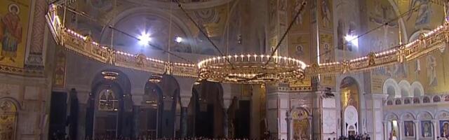 Počela Vaskršnja liturgija u Hramu Svetog Save u Beogradu