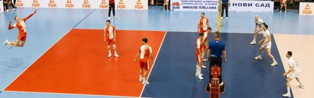 Odbojkaši Radničkog slavili u Novom Sadu: Titula je sve bliža