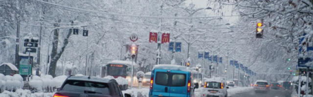 Сутра ведро али хладно уз мраз и јак југоисточни ветар