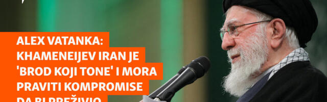 Alex Vatanka: Khameneijev Iran je 'brod koji tone' i mora praviti kompromise da bi preživio
