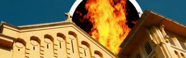 “PROBUDI SE CRKVO, ZAR NE VIDIŠ PLAMEN, SVE GORI U LAŽI, A MI VIČEMO AMIN”: Pesma sveštenika Željka zapalila ceo region (VIDEO)