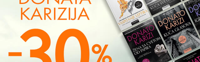 30% popusta na sve knjige Donata Karizija: Jedinstvena prilika da otkrijete jednog od najvećih autora trilera današnjice