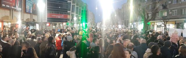 Veliki protest studenata i građana u Jagodini (VIDEO)