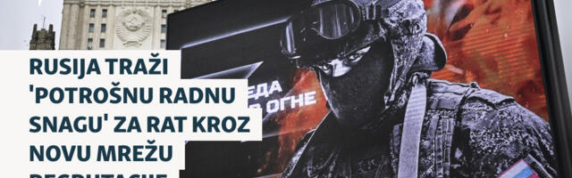 Rusija traži 'potrošnu radnu snagu' za rat kroz novu mrežu regrutacije