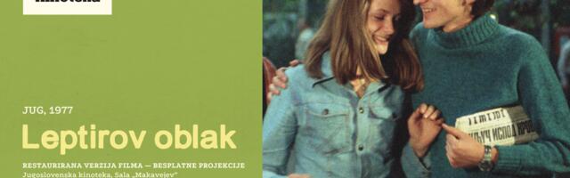 „Leptirov oblak“: Premijera digitalno restaurisanog klasika iz projekta A1 Kinoteka