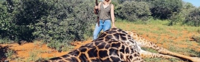 Za dan zaljubljenih se snimila kako ubija bespomoćnu žirafu i pozira sa srcem (FOTO)