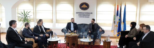 Potpredsjednik Narodne skupštine Srbije Usame Zukorlić posjetio Internacionalni univerzitet u Novom Pazaru