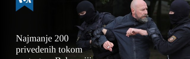 Najmanje 200 privedenih tokom protesta u Belorusiji