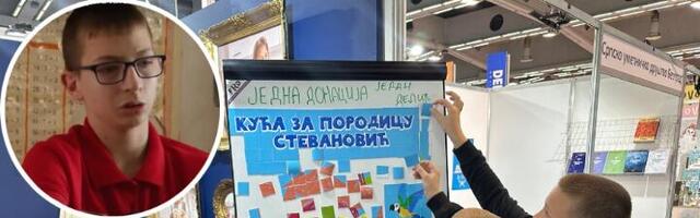 Na Sajmu knjiga masovan odziv dece za pomoć dečaku iz Niša