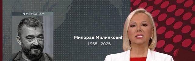 VODITELJKA DNEVNIKA PROČITALA VEST O SMRTI MILORADA MILINKOVIĆA! Saopštili i informaciju o sahrani! (FOTO)