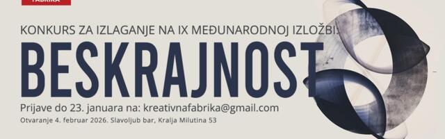 Konkurs za izlaganje na IX Međunarodnoj izložbi „BESkrajnost“otvoren do 23. januara