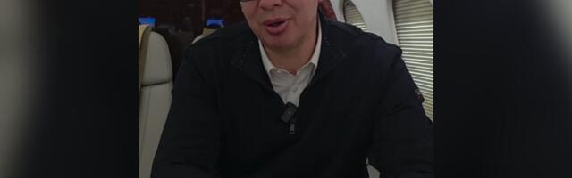 VUČIĆ SE HITNO OGLASIO IZ AVIONA ZA KINU! Predsednik o scenama NASILJA u režiji blokadera u Beogradu: "Srbija će sačuvati javni red i mir!" (VIDEO)