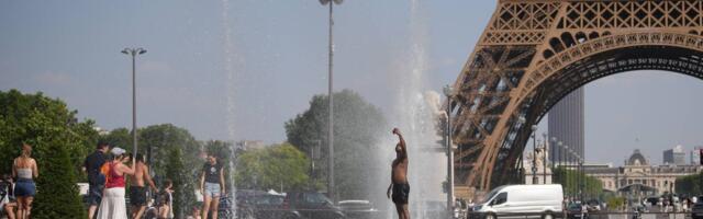 U Parizu led za pomoć žrtvama vrućine, spavanje u parkovima, kratke pantalone na poslu