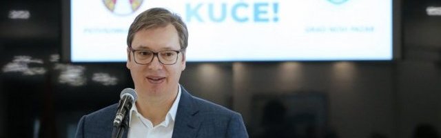 (FOTO) NAJBOLJI RUČAK U HELIKOPTERU Predsednik Vučić ispraćen iz Novog Pazara sa zeljanicom