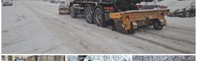 Država u akciji: Žandarmerija, policija i službe za vanredne situacije protiv lošeg vremena: Za nekoliko sati palo novih 30 cm snega FOTO