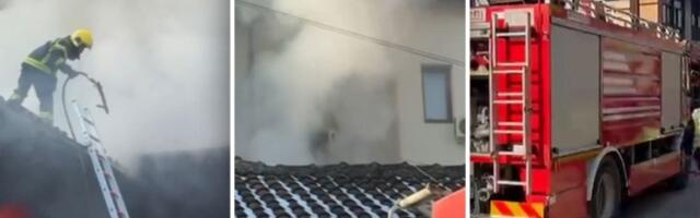 Ogroman požar u Novom Pazaru: Gorela zgrada Mešihata (VIDEO)