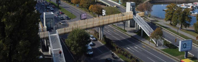 Збрка око пасареле: челична конструкција није бетонска код Ада мола